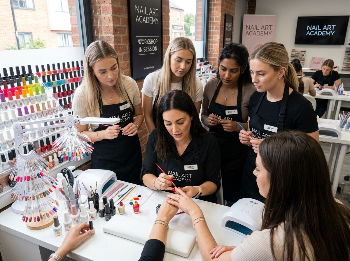Certified Nail Art Classes at Luxe Academy